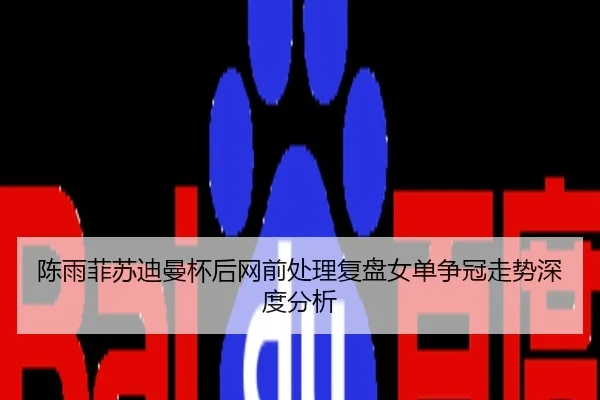 陈雨菲苏迪曼杯后网前处理复盘女单争冠走势深度分析